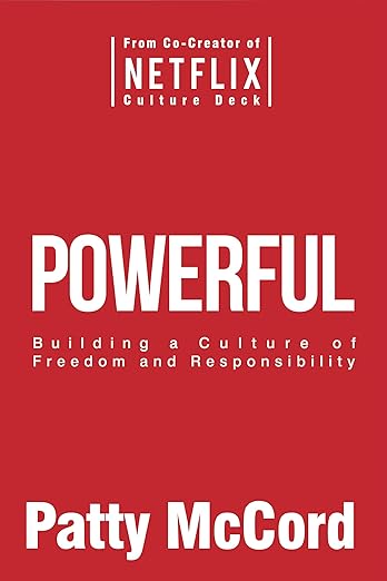 Powerful by Patty McCord book cover about culture and leadership