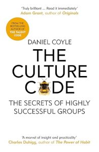 The Culture Code by Daniel Coyle book cover about team culture and performance